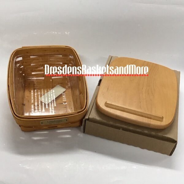 Longaberger 1999 Note Pal Basket w/ Protector & Lid