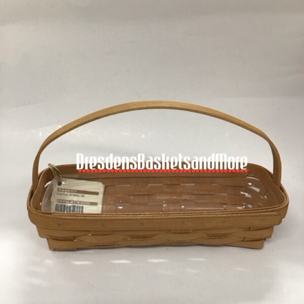 Longaberger 2011 Handled Cracker Basket w/ Protector