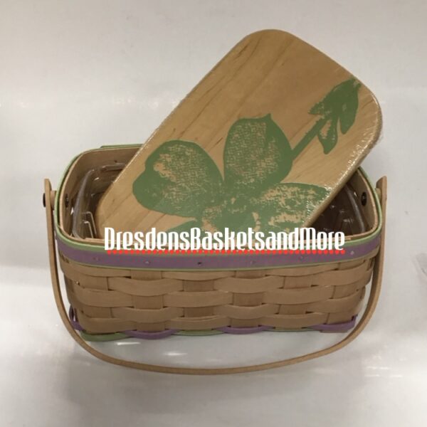 Longaberger 2015 Mothers Day Basket w/ Protector & Lid