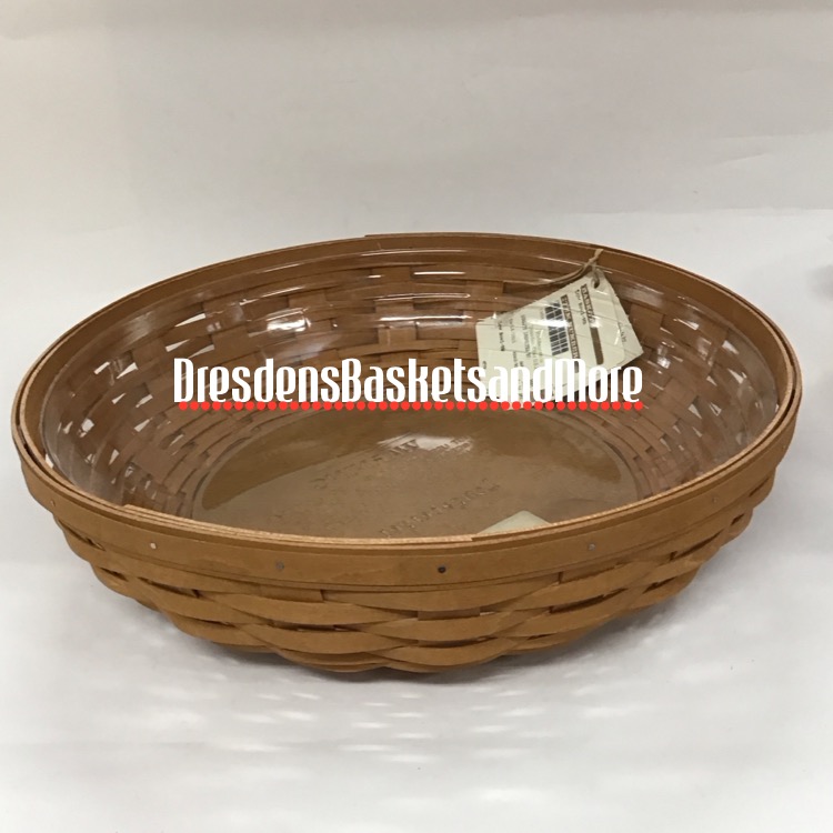 Longaberger 2015 Low Bowl Basket w/ Protector – Dresden's Baskets