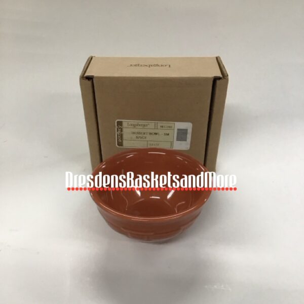 Longaberger Spice Dessert Bowl NIB