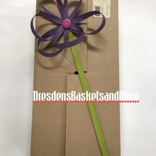 Longaberger Button Flower Violet NIB