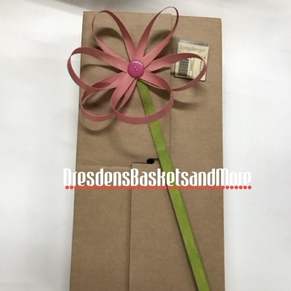 Longaberger Button Flower Rosy NIB