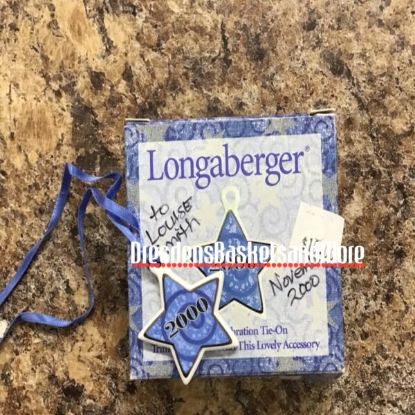 Longaberger Century Celebration Tie-On