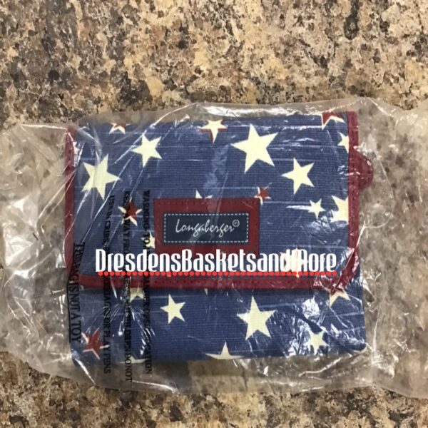 Longaberger American Starburst Wallet