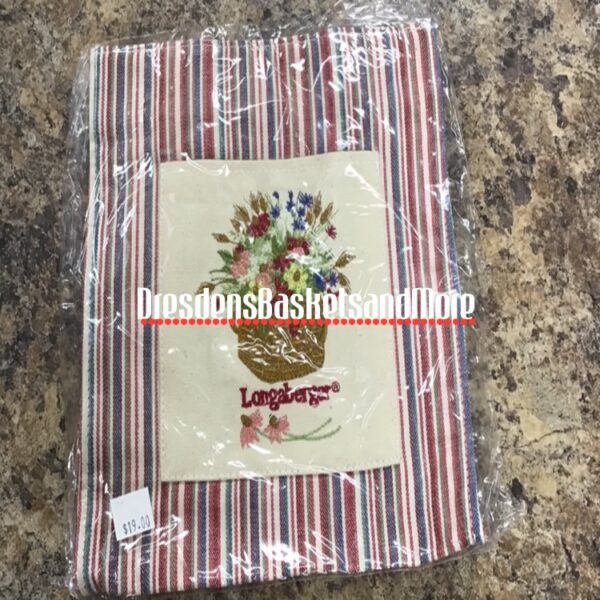 Longaberger Market Stripe Tote Bag