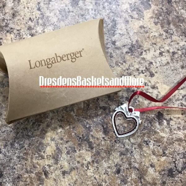 Longaberger Sweetest Heart Tie-On