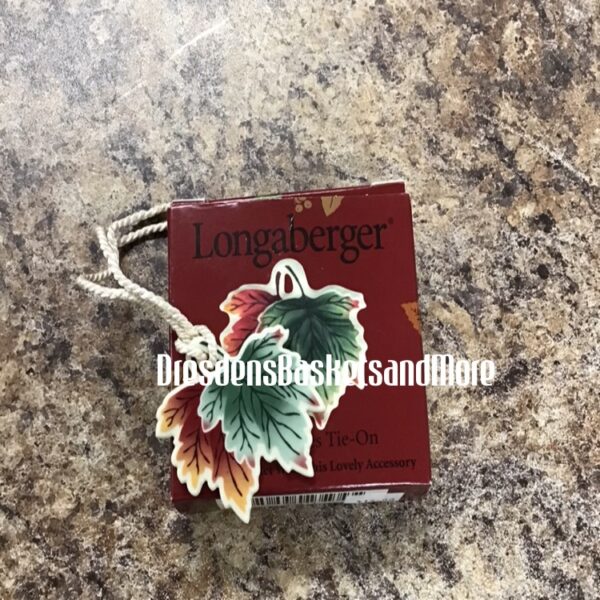 Longaberger Falling Leaves Tie-On