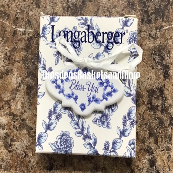 Longaberger Bless You Tie-On
