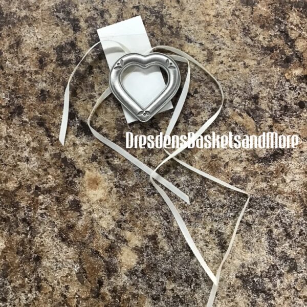 Longaberger Heart Label Tie-On