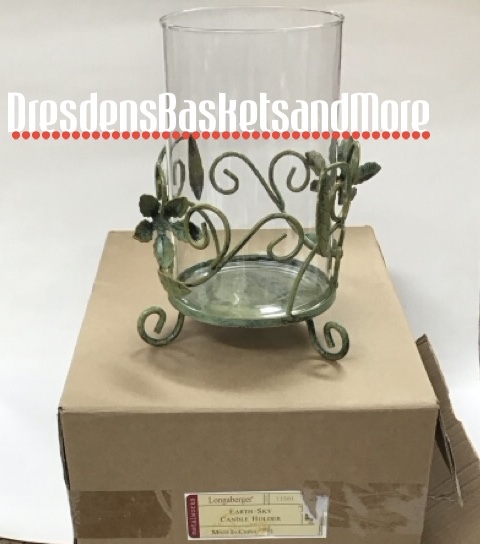 Longaberger Earth & Sky Candle Holder NIB