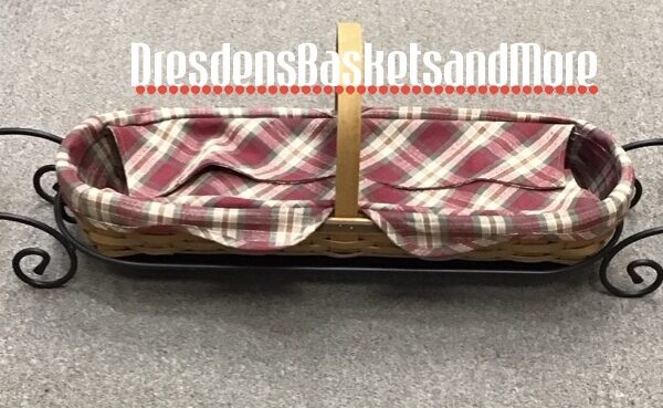 Longaberger 2005 Baguette Basket Combo w/ WI Caddy