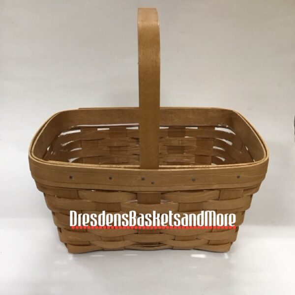 Longaberger 2009 Warm Brown Spring Basket w/ Protector