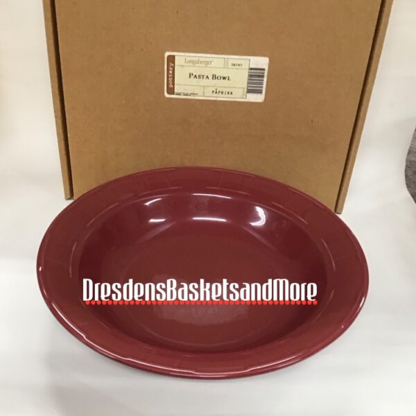 Paprika Longaberger Large Pasta Bowl