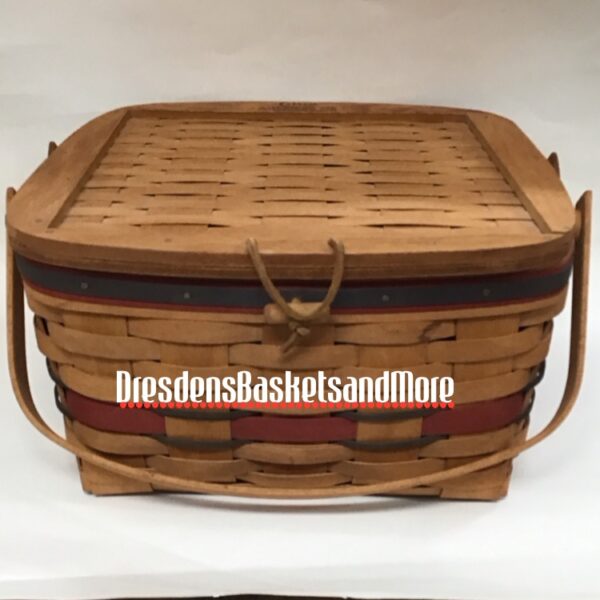 Longaberger 1991 Crisco Pie Basket w/Riser*