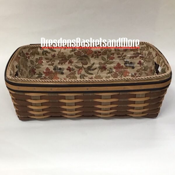 Longaberger 2009 Side Handled Chestnut Pantry Combo