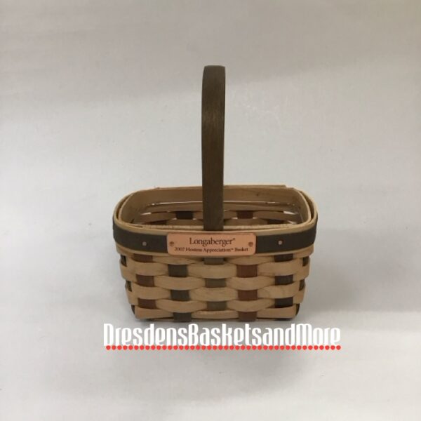 Longaberger 2007 Hostess Appreciation American Craft Traditions Basket w/ Protector