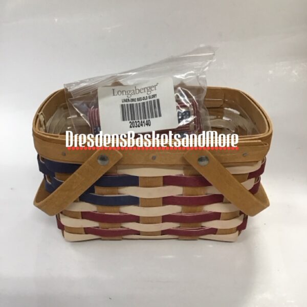Little Market Longaberger Flag Basket Combo*