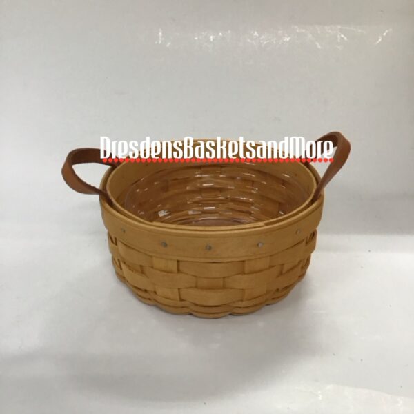Longaberger 2002 Saffron Basket w/ Protector