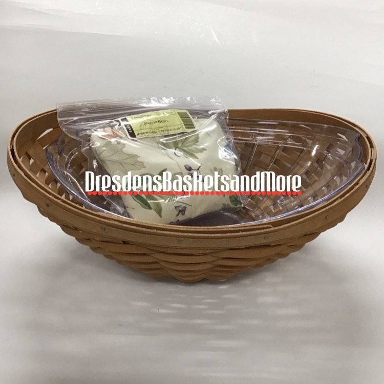 Longaberger 2009 Swoop Bowl Basket Combo