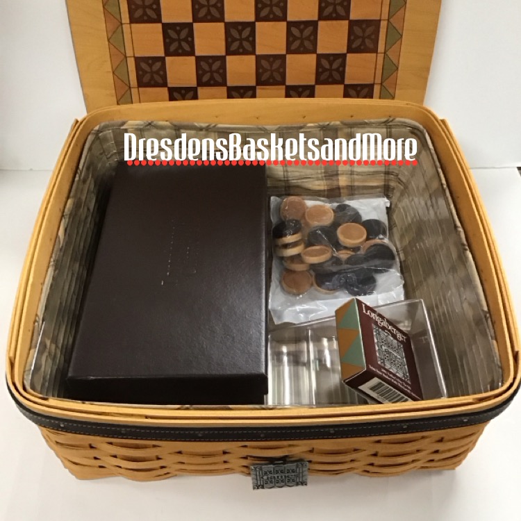Longaberger 2001 Fathers Day Checkerboard Basket Set*