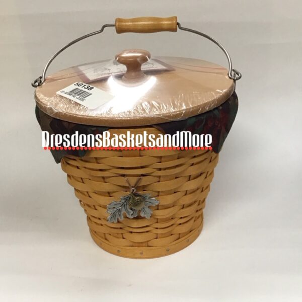 Longaberger 2002 Autumn Pail Basket Set