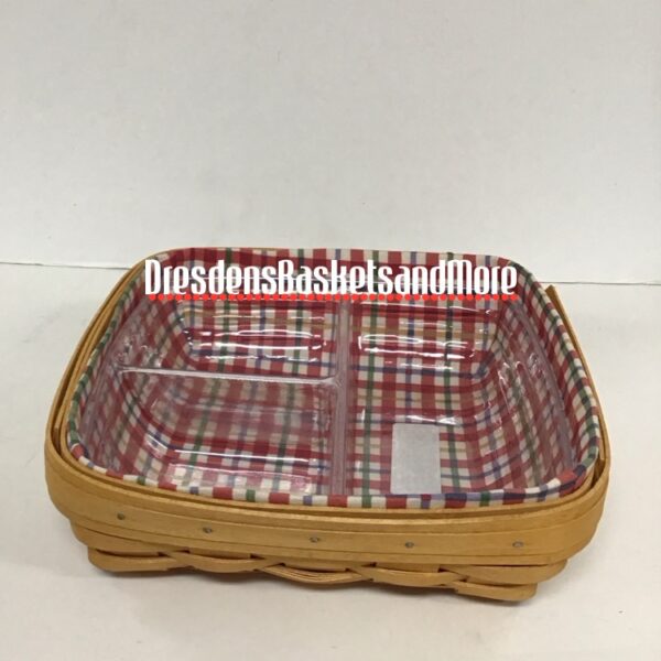 Longaberger 2001 8x8 Serving Solutions Basket Combo
