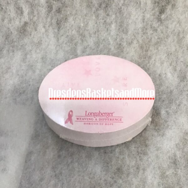 Longaberger Horizon of Hope Oval Post-It Notepad