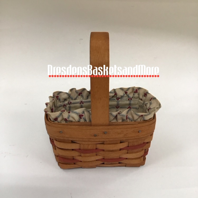 Longaberger 1990 Sweetheart Basket Combo*
