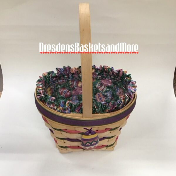 Longaberger 1996 Easter Basket Combo w/ Tie On*