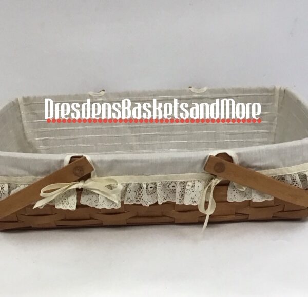 Longaberger 1993 Medium Gathering Basket Combo*