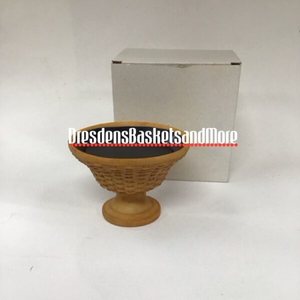 Resin Compote Bowl Basket Candle Holder NIB