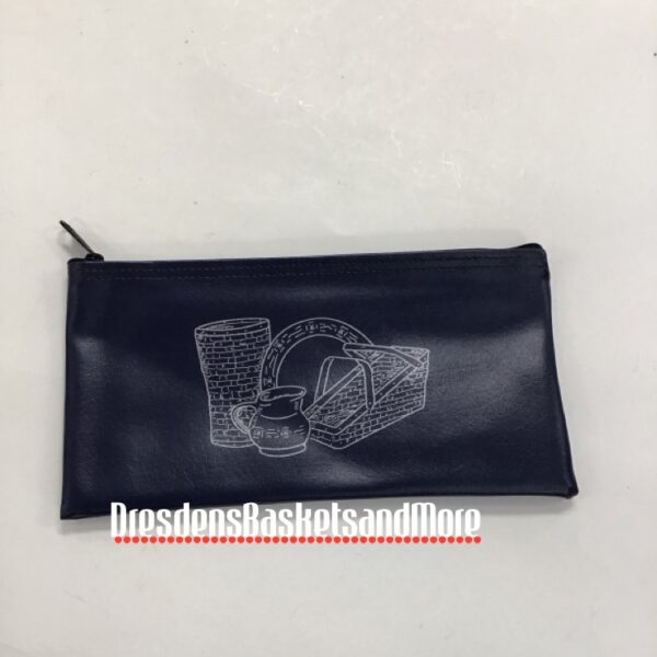 Basket Print Zippered Pouch