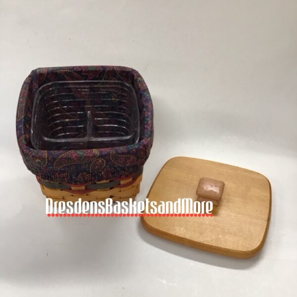 Longaberger 1998 Father's Day Finders Keepers Basket Combo w/ Lid*