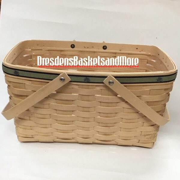 Longaberger Make-A-Basket Medium Market Natural Basket w/ Protector