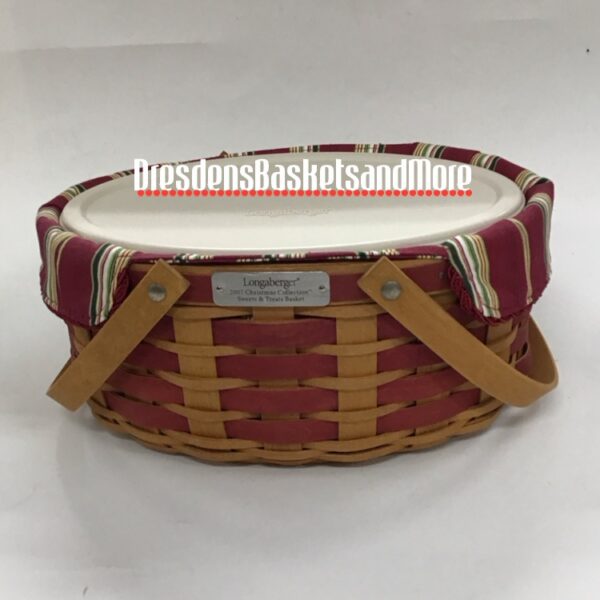 Longaberger 2007 Christmas Sweets & Treats Red Combo