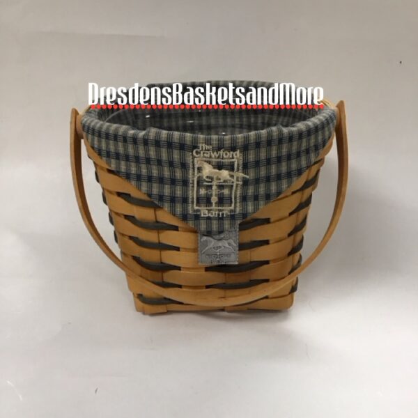 Longaberger 1998 Barn Raising Basket Combo w/ Tie On