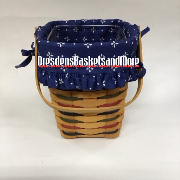 Longaberger 1998 Woven Traditions Large Peg Basket Combo*