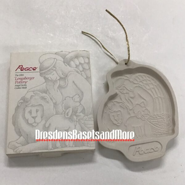 Longaberger "Peace" Angel Series Cookie Mold