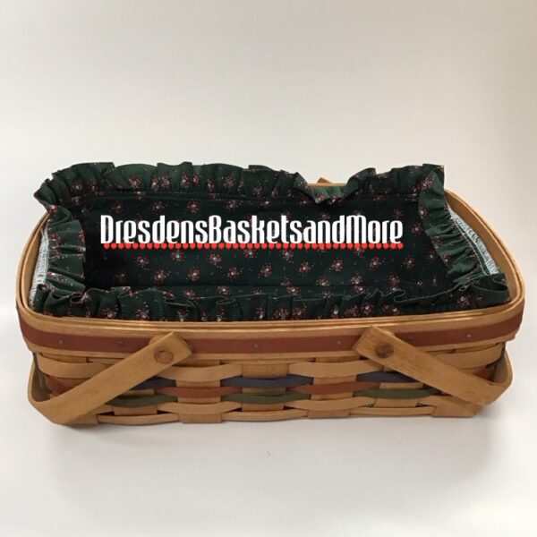 Longaberger 1991 Shades of Autumn Small Gathering w/ Liner