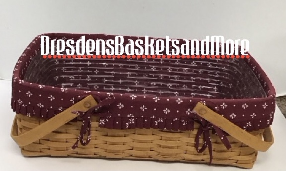 Longaberger 1996 Large Gathering Basket Combo*