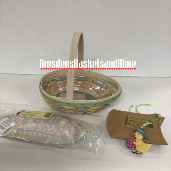 Longaberger 2009 Small Easter Basket Combo w/ Tie On
