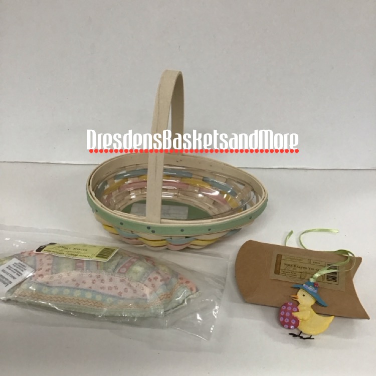Longaberger 2009 Small Easter Basket Combo w/ Tie On