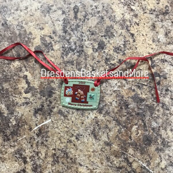 Longaberger Merry Christmas Tie-On