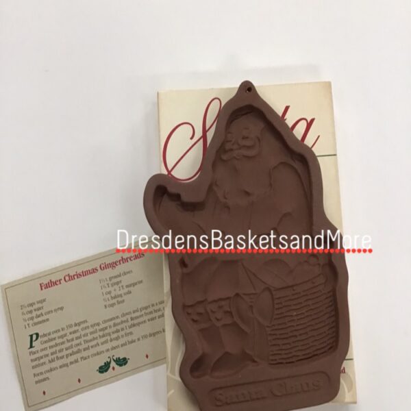 Longaberger Santa Claus Cookie Mold