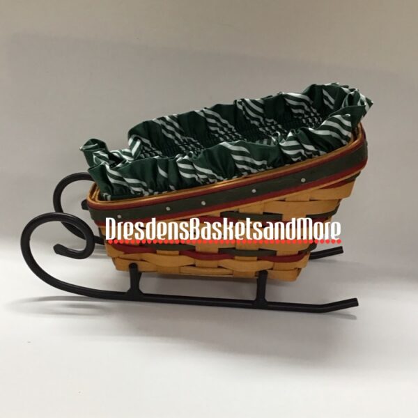 Longaberger 1998 Dash Away Sleigh Combo w/ WI Runners