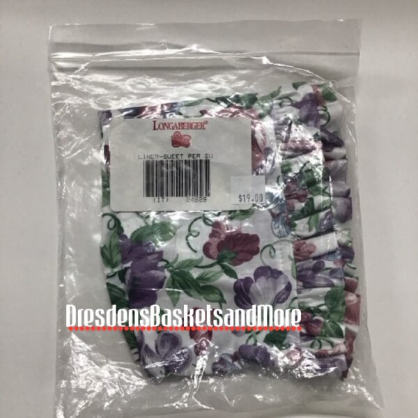 Sweet Pea Longaberger Liner SU