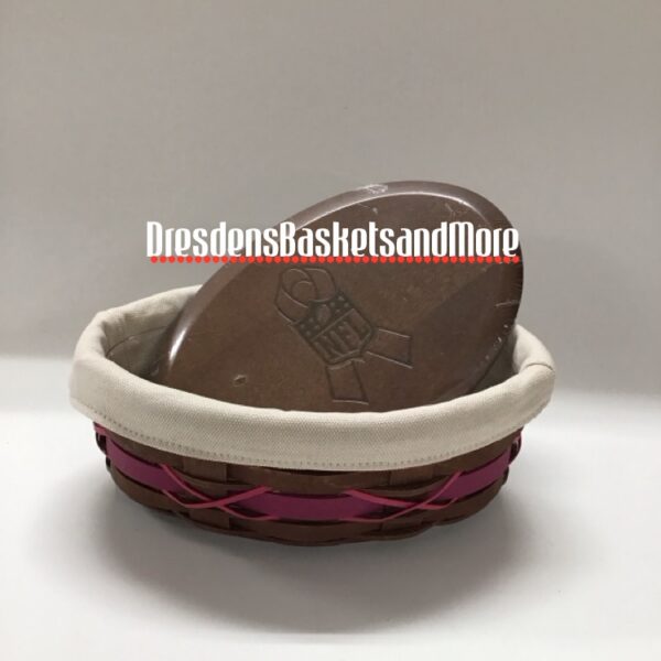 Longaberger 2009 NFL Breast Cancer Awareness Basket Set