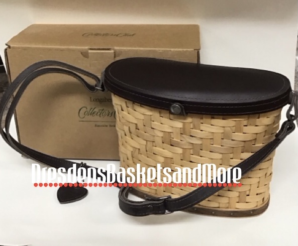 Longaberger 2005 Collectors Club Heartwood Binocular Basket Set NIB