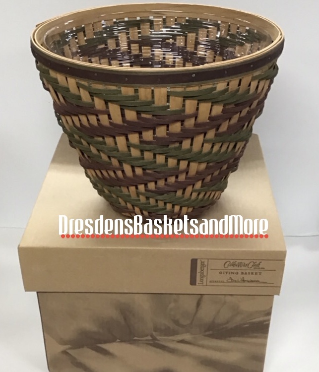 Longaberger 2006 Collectors Club Giving Basket w/ Protector